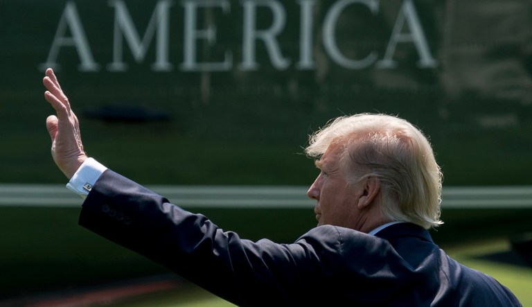 The Wednesday stop will be the first in a series of stops around the country to promote tax reform. (AP Photo/Andrew Harnik)