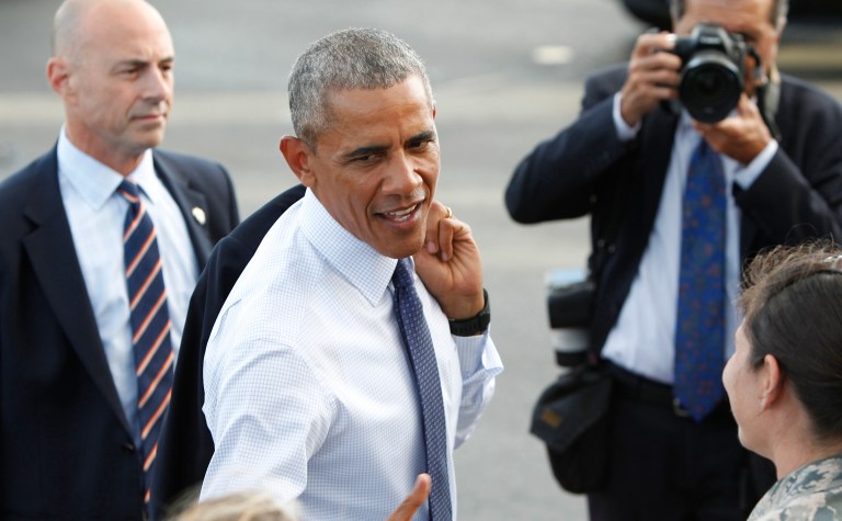 President Obama keeps dropping hints about what will occupy his time after he leaves office. (AP Photo/Marco Garcia)