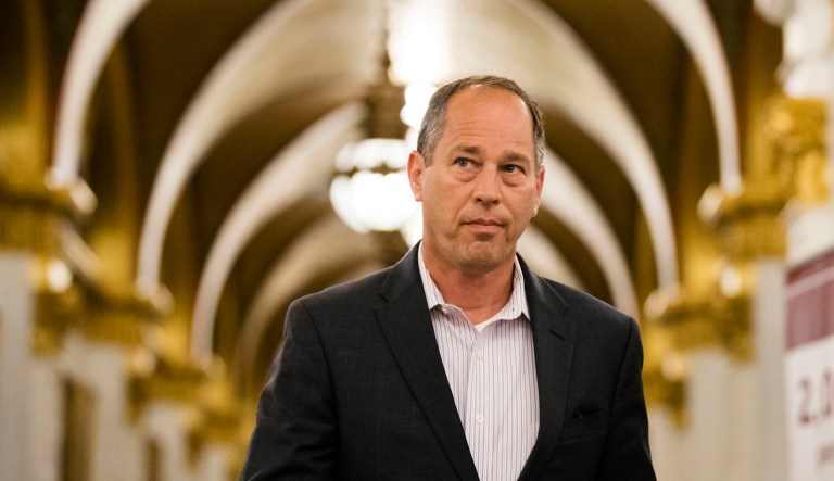 A lawyer for Pennsylvania Senate President Pro Tempore Joe Scarnati sent a letter to the Pennsylvania Supreme Court on Wednesday notifying it of Scarnati's intention to defy the order. (AP Photo/Matt Rourke)