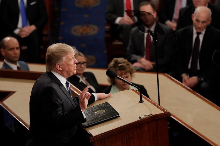 President Trump has long accused the news media of covering him unfairly. (AP Photo/J. Scott Applewhite)