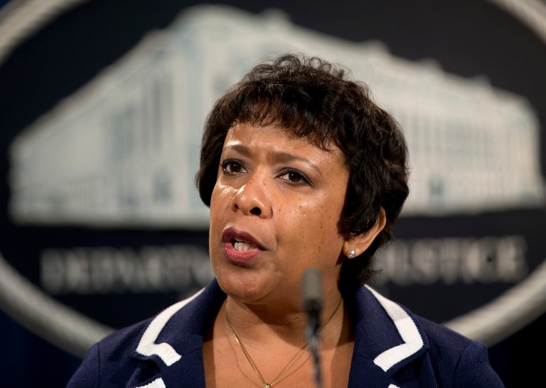 Attorney General Loretta Lynch announced the new Police-Mental Health Collaboration Toolkit, which will give law enforcement departments resources on how to police people in mental health crises. (AP Photo/Carolyn Kaster)