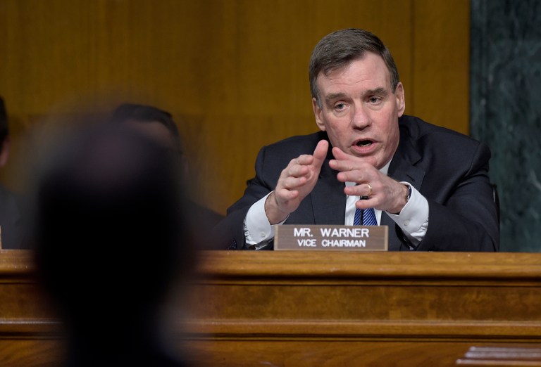 "We just started reviewing the raw intelligence," Sen. Mark Warner said. (AP Photo/Susan Walsh)