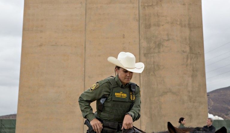 The White House has drawn a series of red lines around the reorganization of Deferred Action for Childhood Arrivals programs, demanding that such legislation contain funding for a Southwest border wall, among other things. (Daniel Acker/Bloomberg)