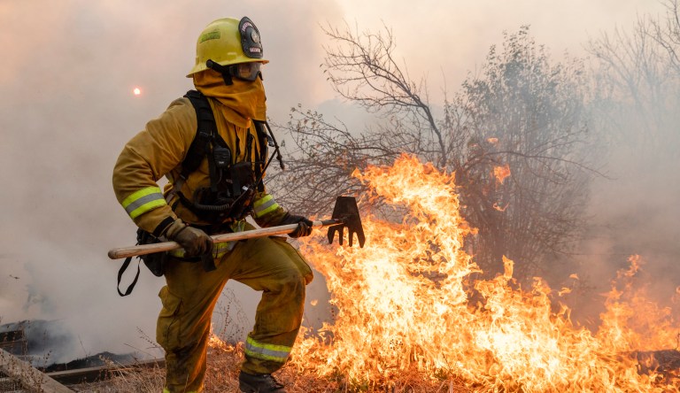 11 firefighters injured after explosion and fire in downtown Los Angeles
