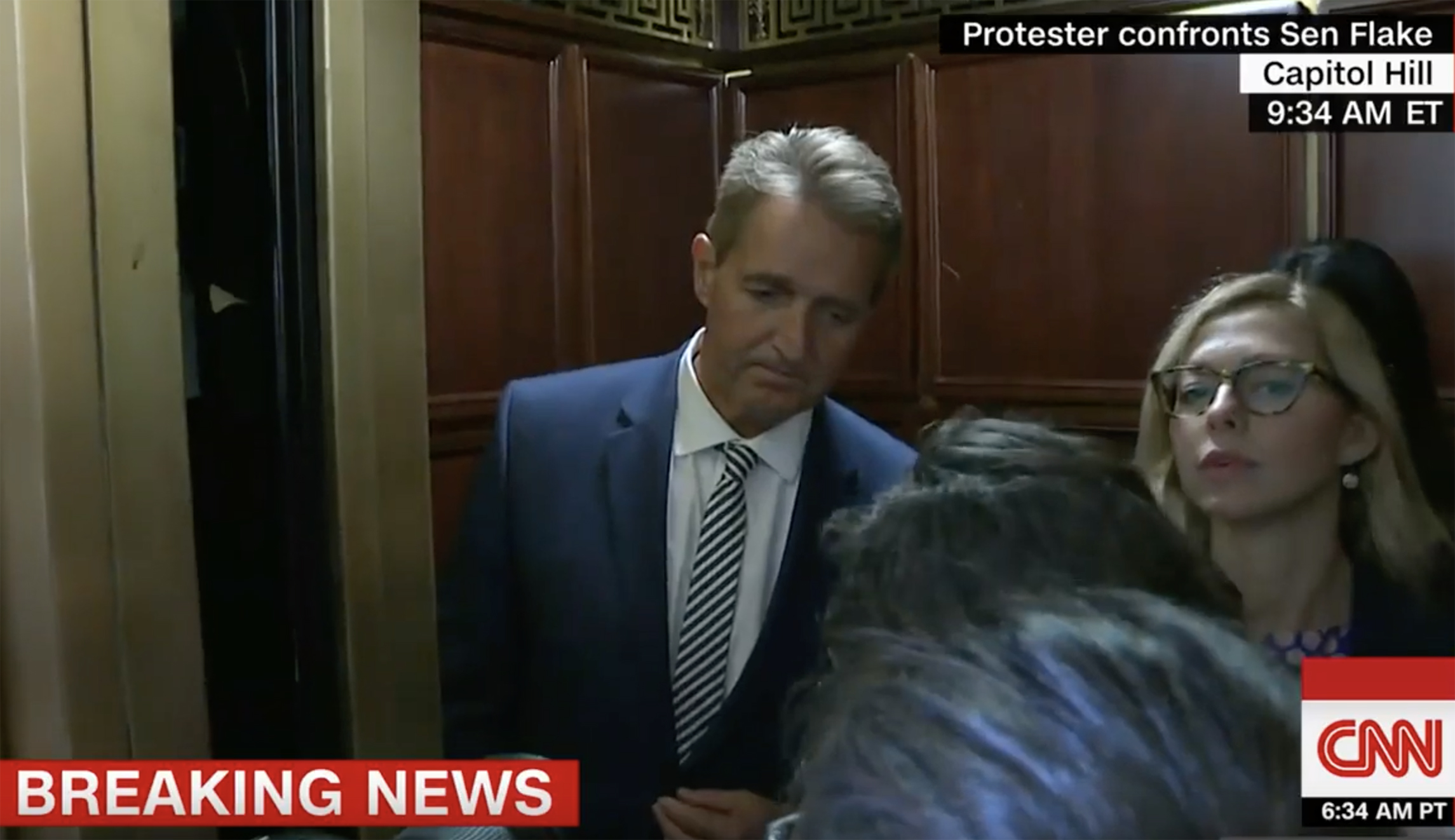 CNN wins praise from journalism advocacy group for helping anti-Kavanaugh activists