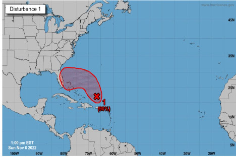 National Hurricane Center places Florida in red zone as midterm elections near