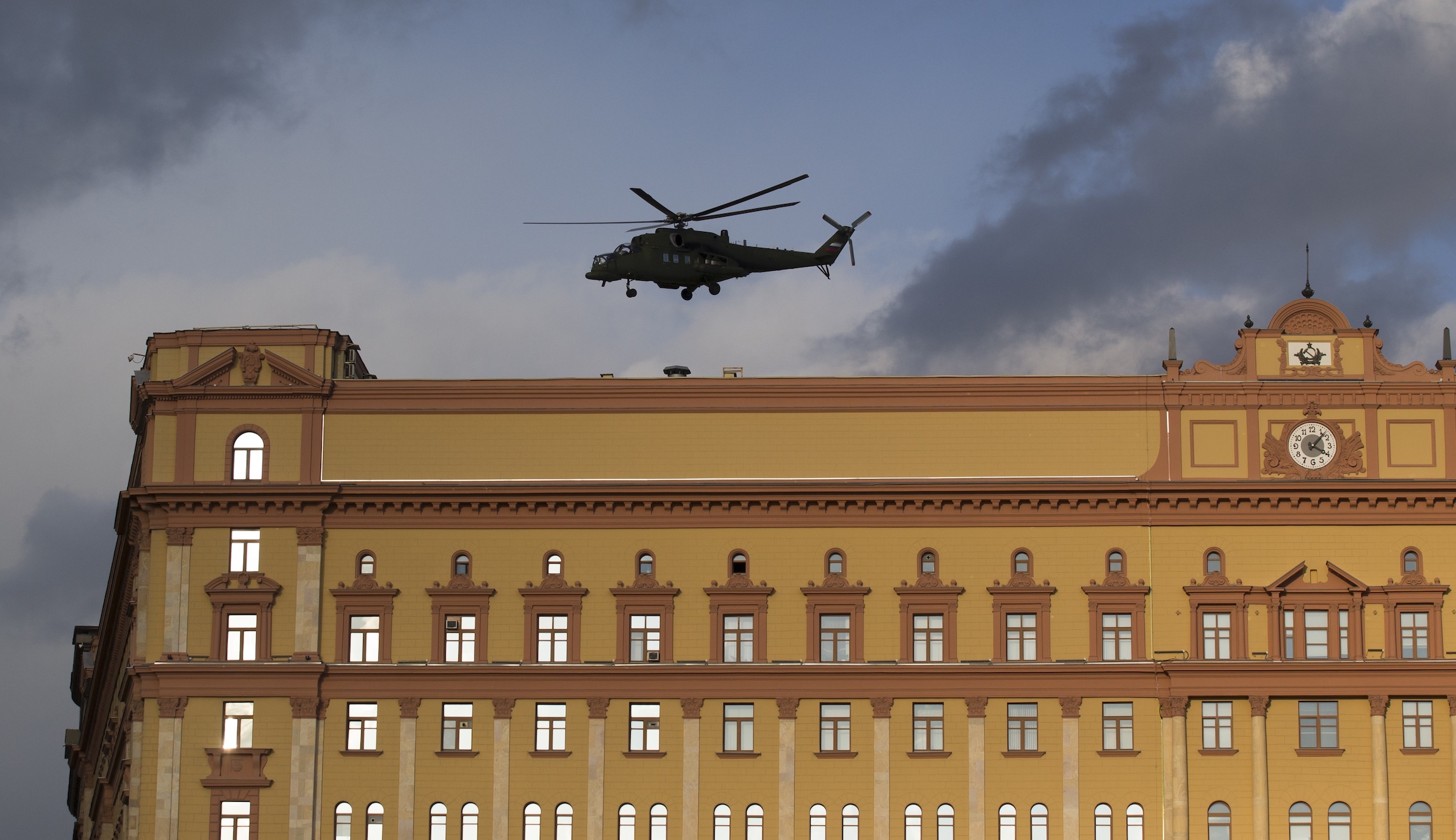 Russian intelligence dances two waltzes with Soviet-era satire