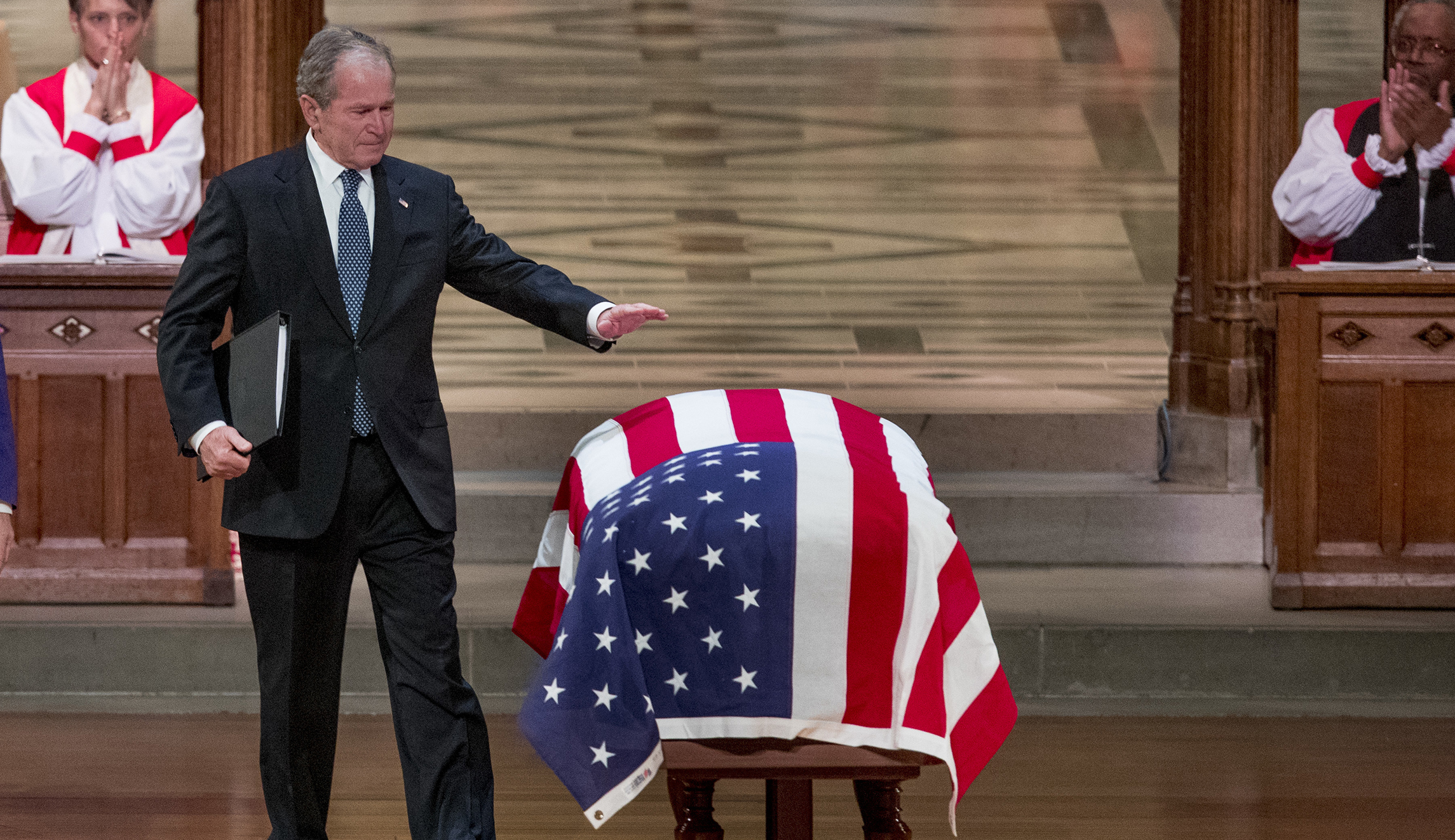 George H.W. Bush remembered in Washington