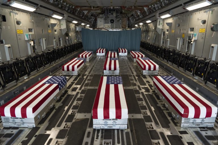No gold coffins, only purple hearts for US military killed in Kabul