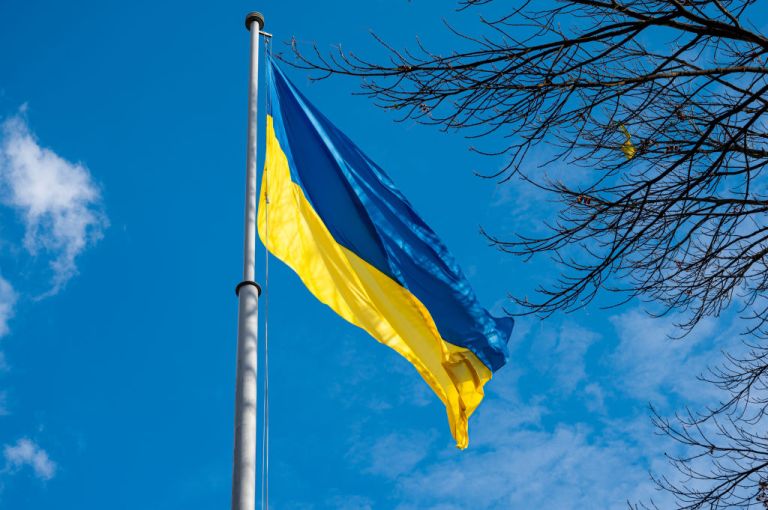 Ukrainian delegate puts beat down on Russian official who tried to steal flag