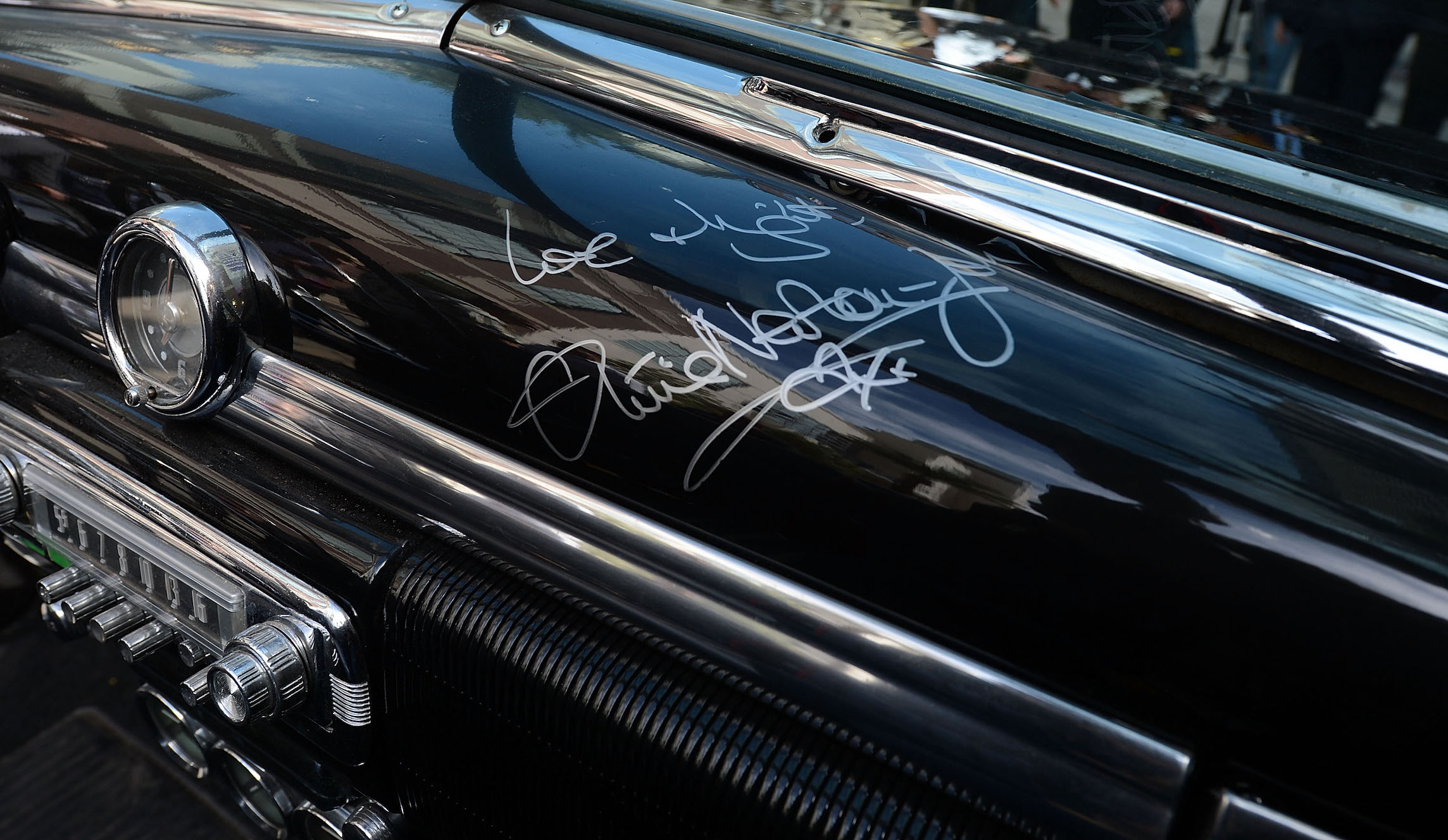 Olivia Newton-John Makes Official Arrival To Flamingo Las Vegas In Original "GREASE" Car