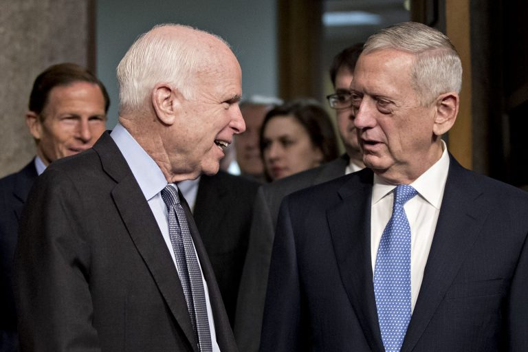Mattis: ‘Everything I Love About America Is Resident’ in John McCain