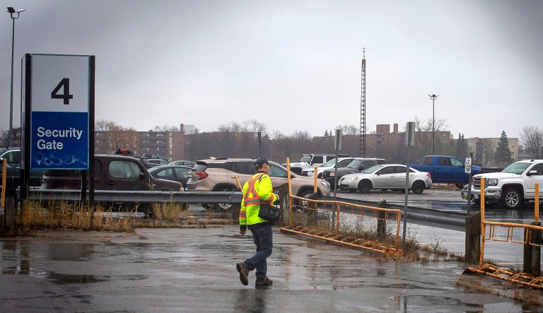 General Motors Chairman and CEO Mary Barra announces the company's investment of $300 million in its Orion Township, Mich., assembly plant to produce a new Chevrolet electric vehicle, Friday, March 22, 2019, in Orion Township, Mich. 