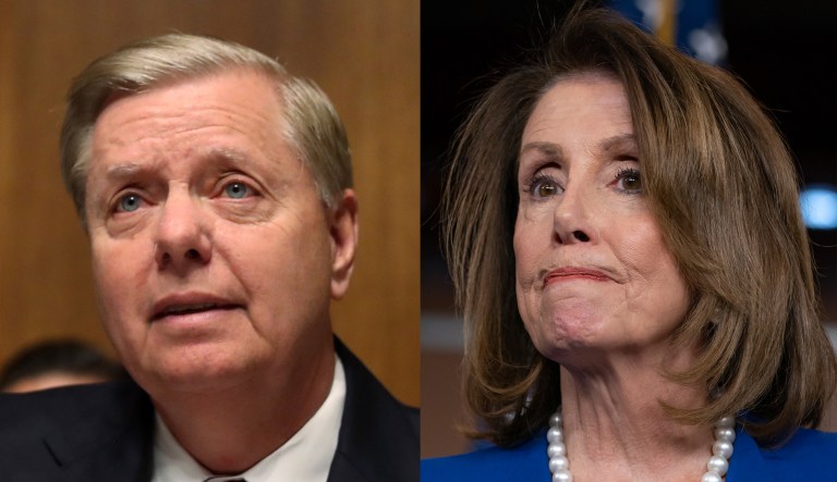 Lindsey Graham and Nancy Pelosi.