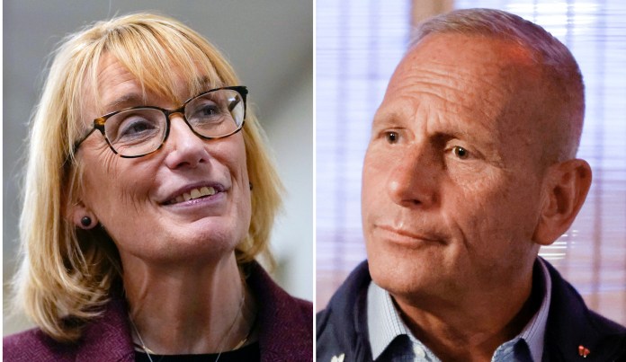 Sen. Maggie Hassan and Don Bolduc.