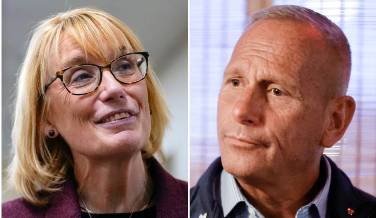 Sen. Maggie Hassan and Don Bolduc.