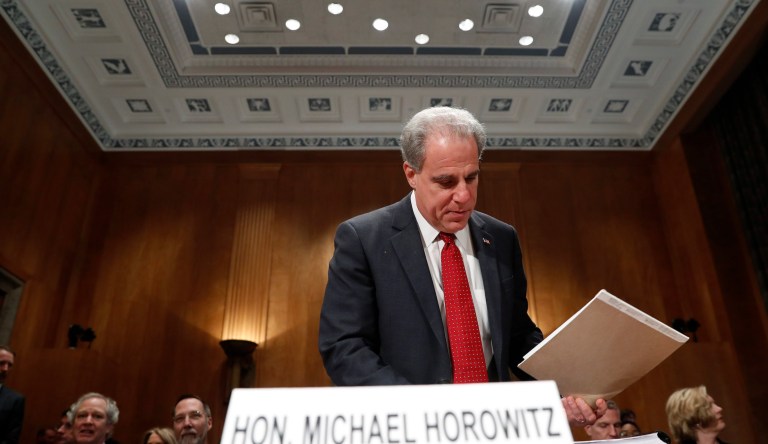 DOJ Inspector General Michael Horowitz