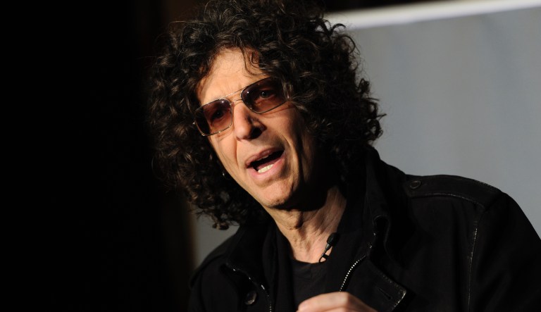 SiriusXM satellite radio talk show host Howard Stern speaks to the media about his new role as a judge on "America's Got Talent" at the Friars Club on Thursday, May 10, 2012 in New York.