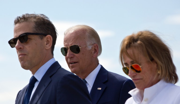 Hunter Biden, son of President Joe Biden, speaks during a news conference outside the U.S. Capitol, Wednesday, Dec. 13, 2023, in Washington.