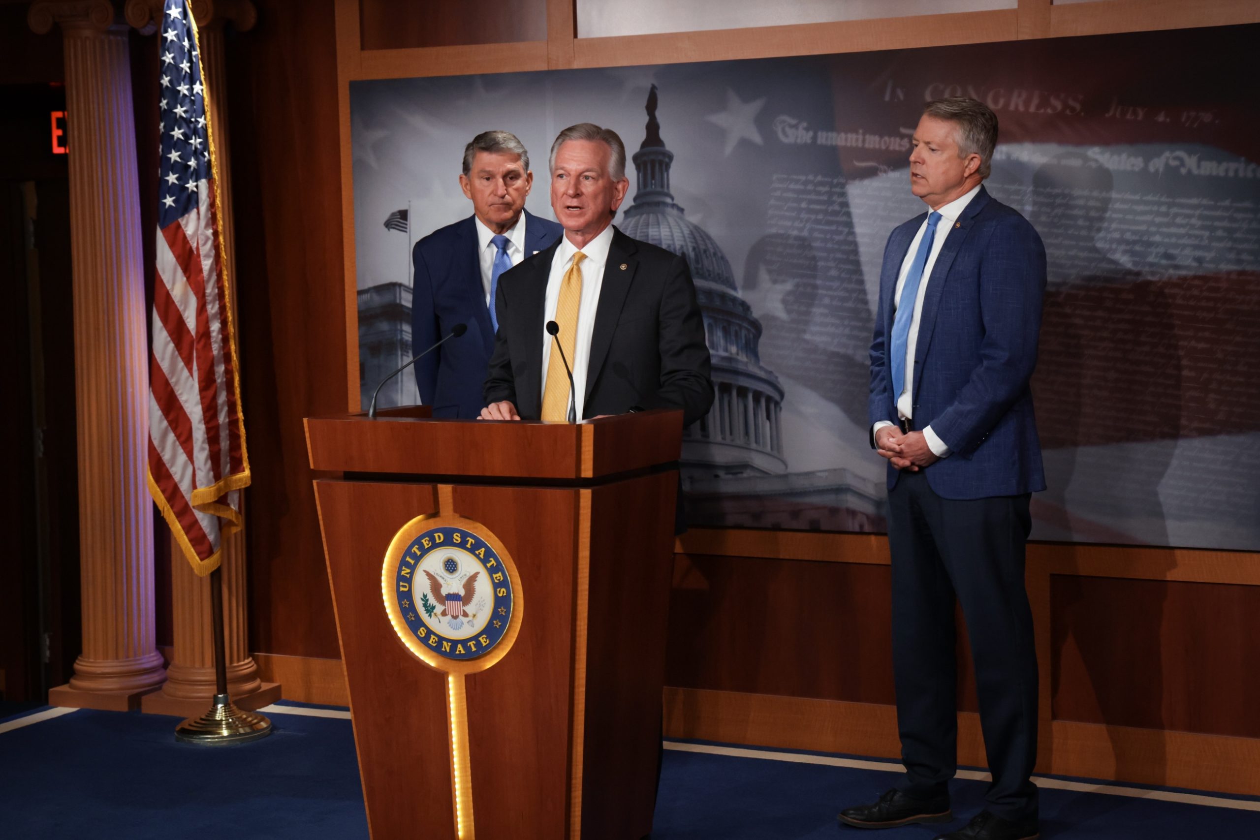 Tuberville Manchin press conference