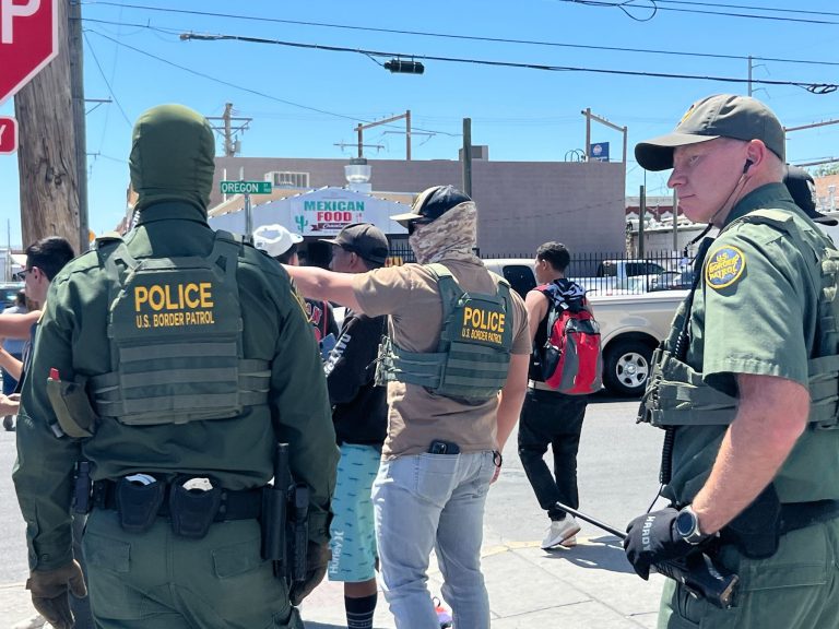 Sister Norma Pimentel greets migrant families who have just passed coronavirus tests after being released from federal custody in McAllen, Texas.