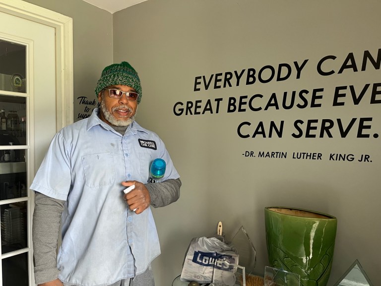 Michael Hook, longtime Erie resident, runs the Making Lives Better nonprofit group.