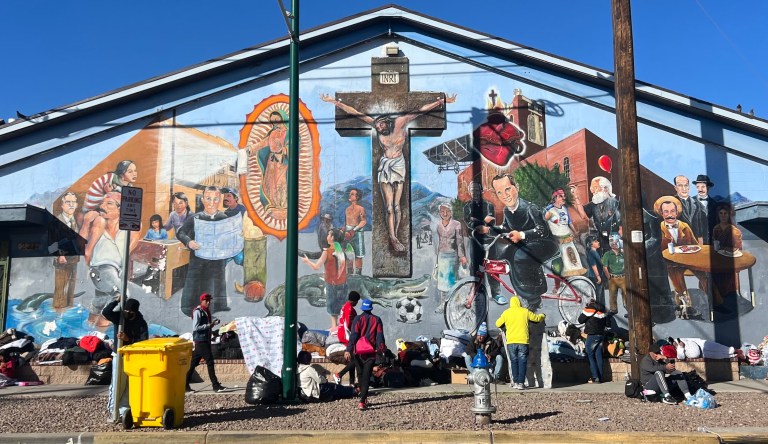 Inside the El Paso city block where Biden’s border crisis flows into the streets