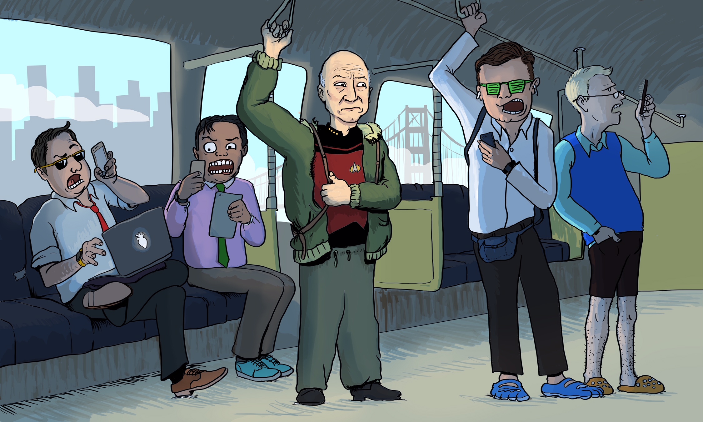 Picard in San Francisco