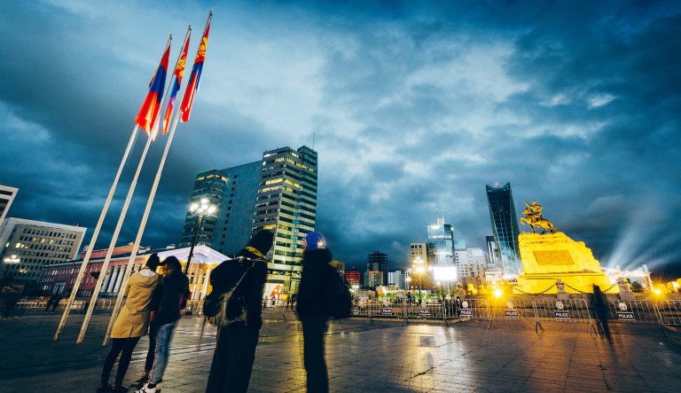 Ulaanbaatar, Mongolia, is pictured.