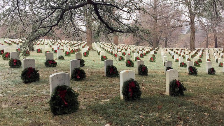 ‘The least I can do’: Volunteers will place holiday wreaths on Arlington headstones