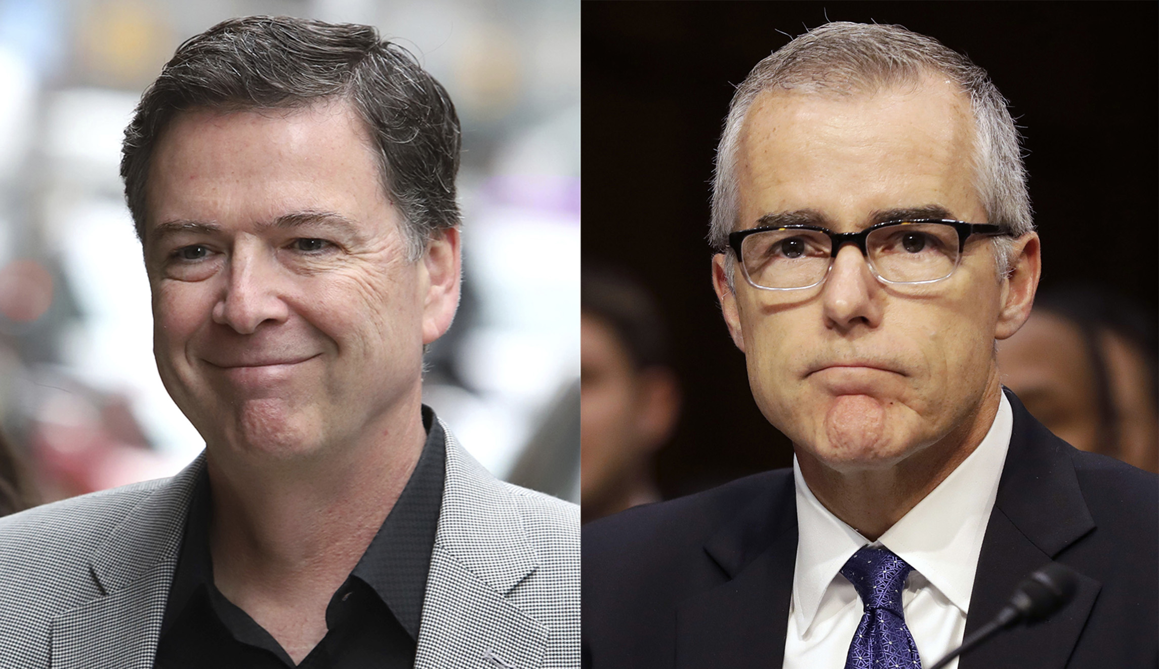 James Comey and Andrew McCabe 061218