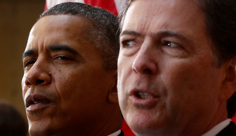 Barack Obama, James Comey.