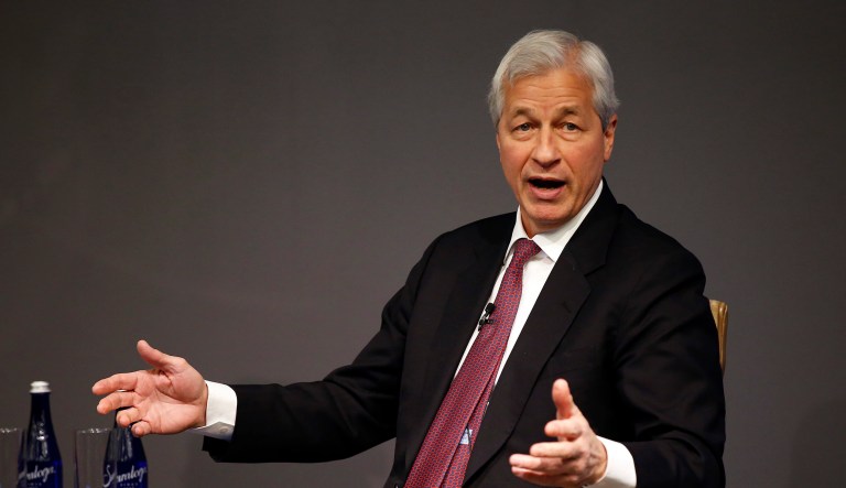 Jamie Dimon, Chairman and CEO, JPMorgan Chase, discusses Future of Work at JPMorgan Chase event on Monday, March 18, 2019 in New York.