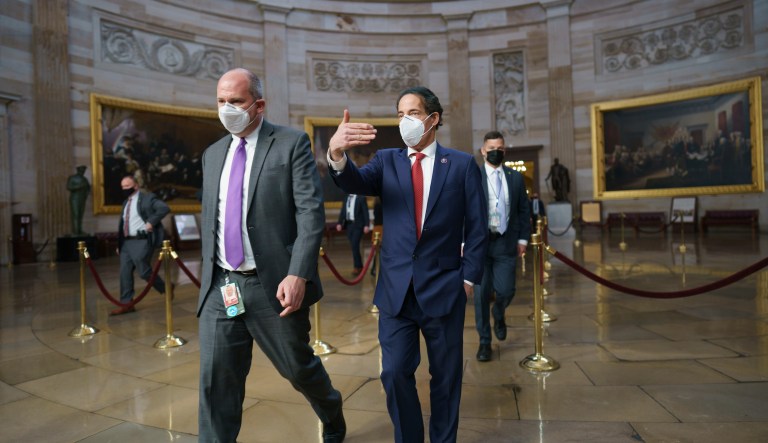FILE - Rep. Jamie Raskin speaks at the Capitol.                                                                                                                                                                                                                                                                                                                                                                                                                                                                       