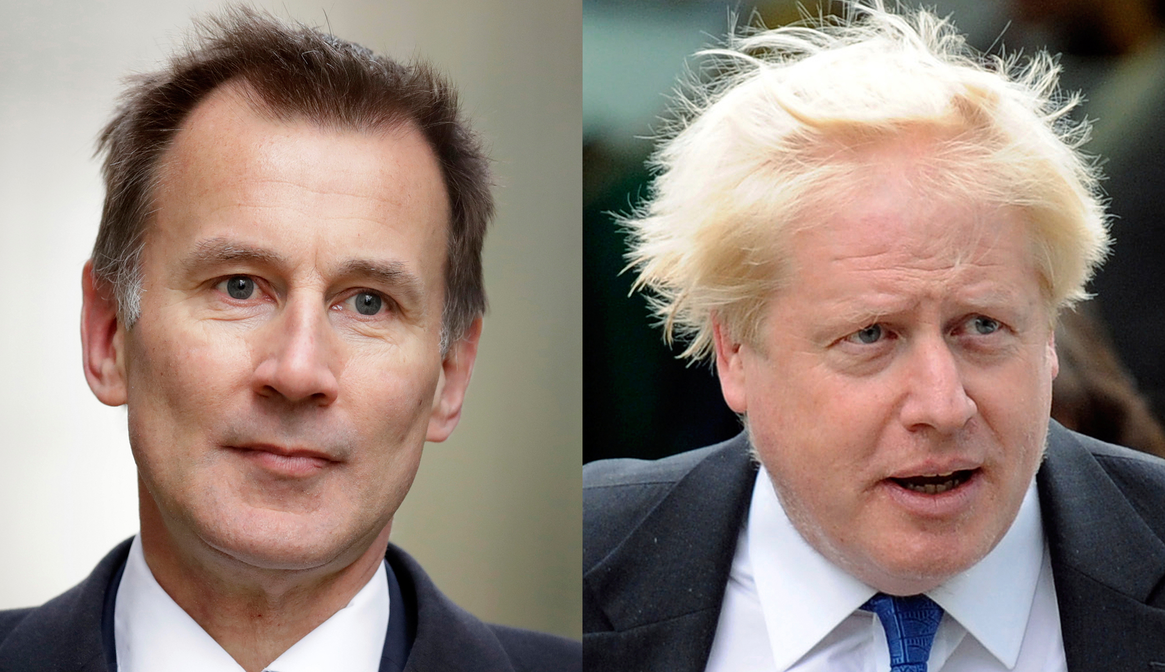Jeremy Hunt and Boris Johnson