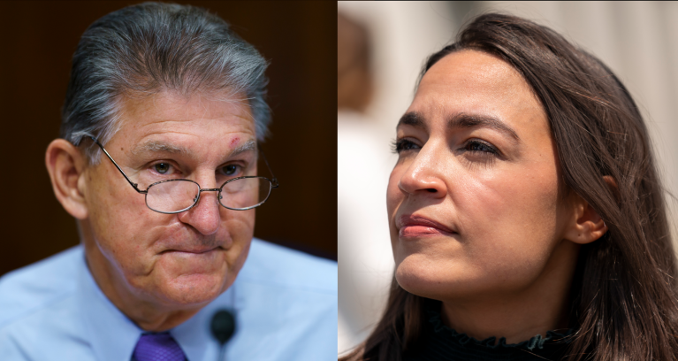 AOC blasts Joe Manchin as the reason Democrats are slow to pass laws