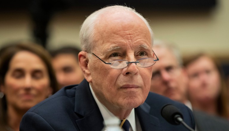 Former White House counsel for the Nixon Administration John Dean appears before a House Judiciary Committee hearing on the Mueller Report on Capitol Hill in Washington, Monday, June 10, 2019. 