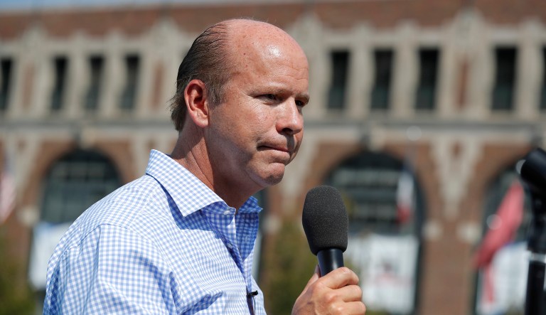 Democratic presidential candidate Rep. John Delaney, D-Md., speaks during the 2019 California Democratic Party State Organizing Convention in San Francisco, Sunday, June 2, 2019. 