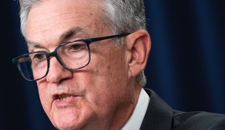 Federal Reserve Chair Jerome Powell speaks during a news conference at the William McChesney Martin Jr. Federal Reserve Board Building following a Federal Open Market Committee meeting on Wednesday, July 26, 2023, in Washington.