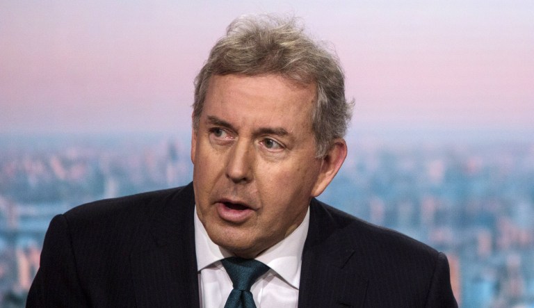 Kim Darroch, British ambassador to the U.S., speaks during an interview.
