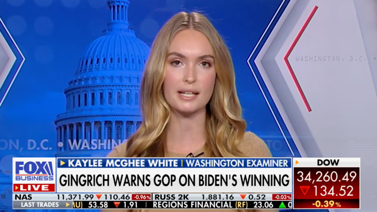 Washington Examiner's Kaylee McGhee White tells Fox Business that Donald Trump is now seen as an 