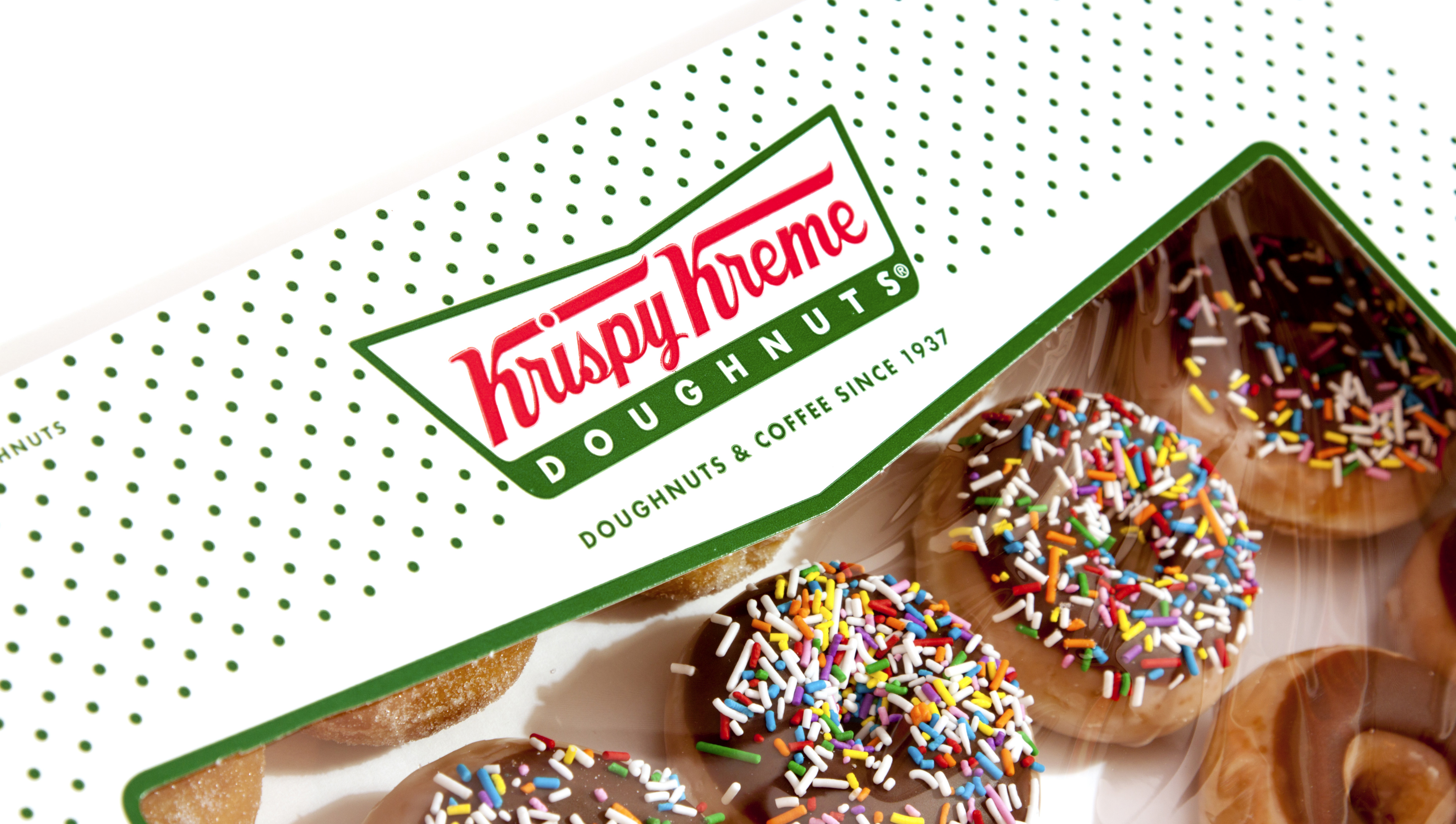 SEE IT: Krispy Kreme adds doggy doughnuts to its menu for National Dog Day