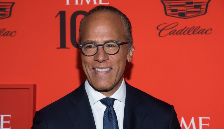 Lester Holt attends the 2019 Time 100 Gala, celebrating the 100 most influential people in the world, at Frederick P. Rose Hall, Jazz at Lincoln Center on Tuesday, April 23, 2019, in New York.
