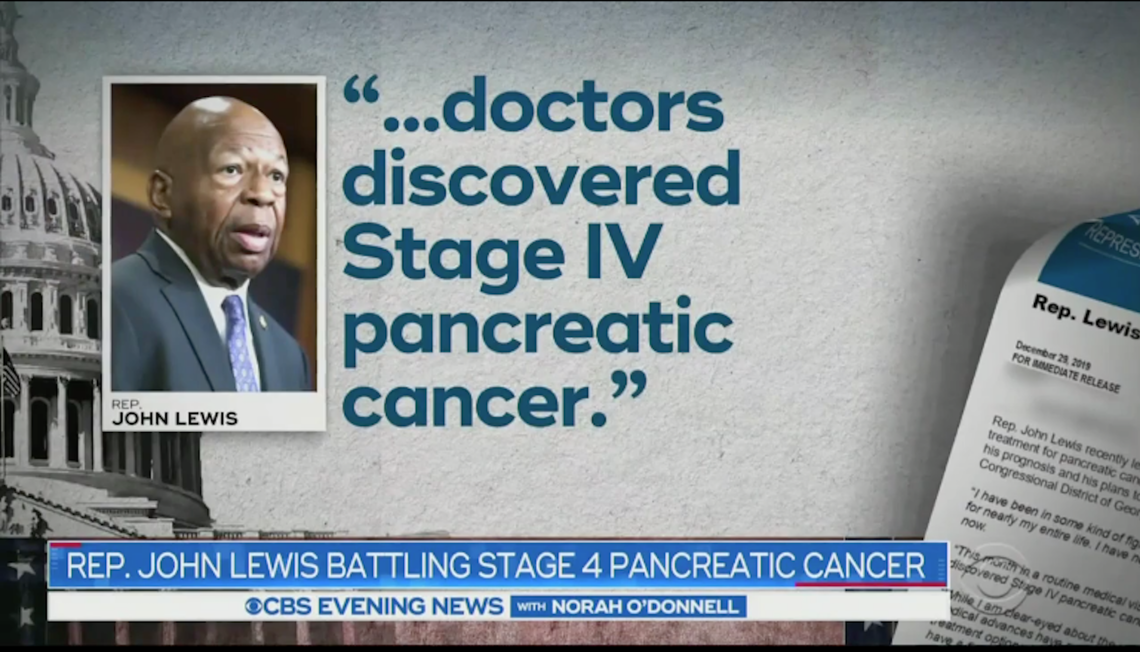 ‘Deeply regret the error’: CBS News apologizes after confusing John Lewis and Elijah Cummings