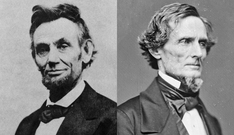Abraham Lincoln and Jefferson Davis