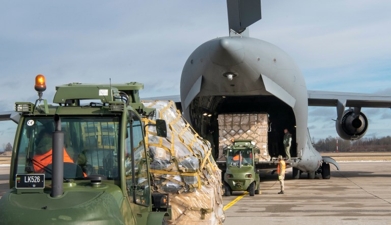 NATO wary of Russian sabotage as Ukraine-bound weapons move through Europe