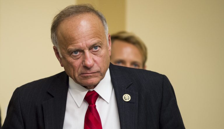 Rep. Steve King, R-Iowa, arrives at a House Judiciary Committee hearing in Washington, D.C., on Tuesday, July 12, 2016.