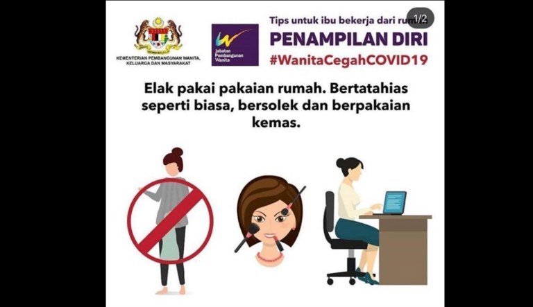 Malaysian government tells women not to nag husbands during coronavirus lockdown