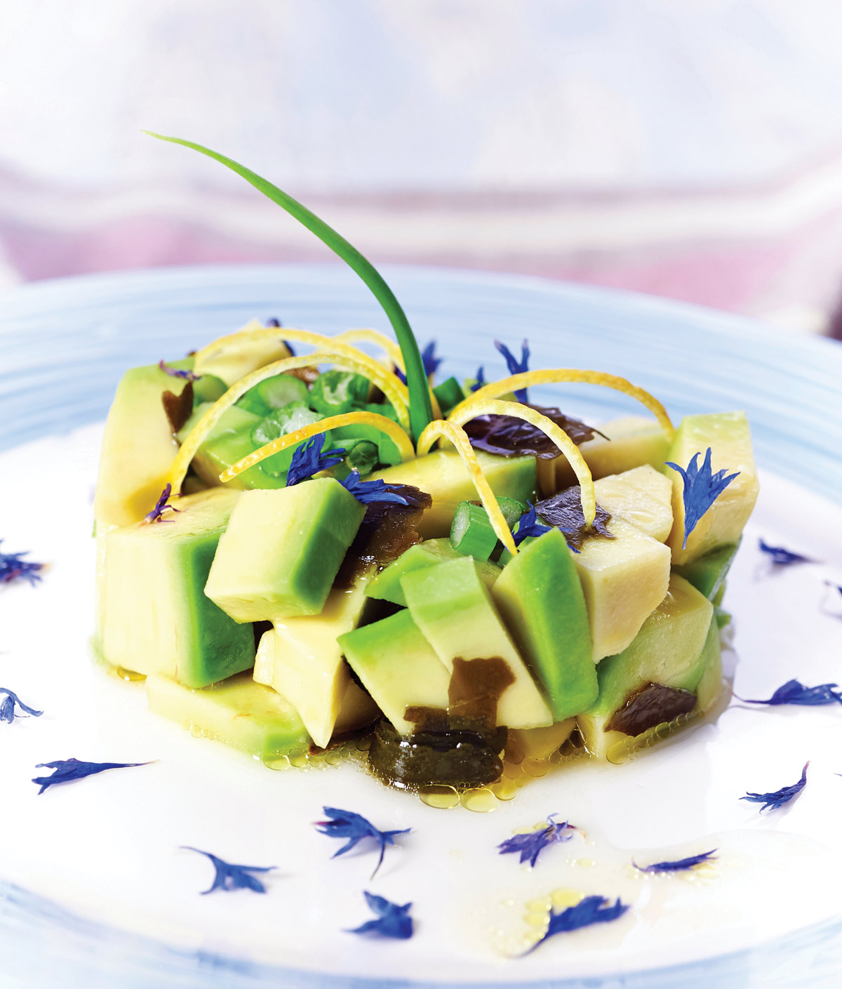 Avocado Tartare with Kombu Algae