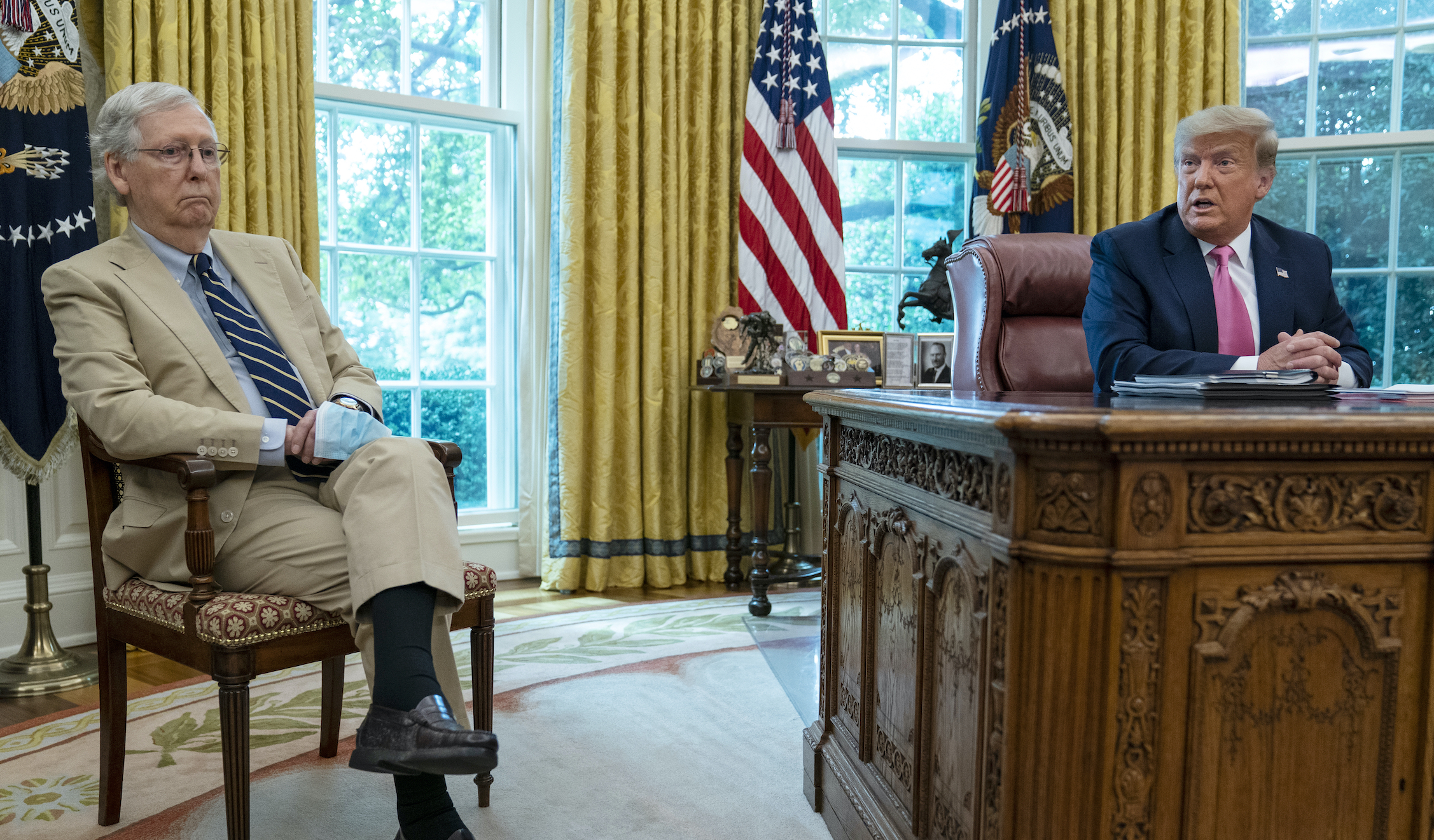 Trump owes his domestic victories to Mitch McConnell